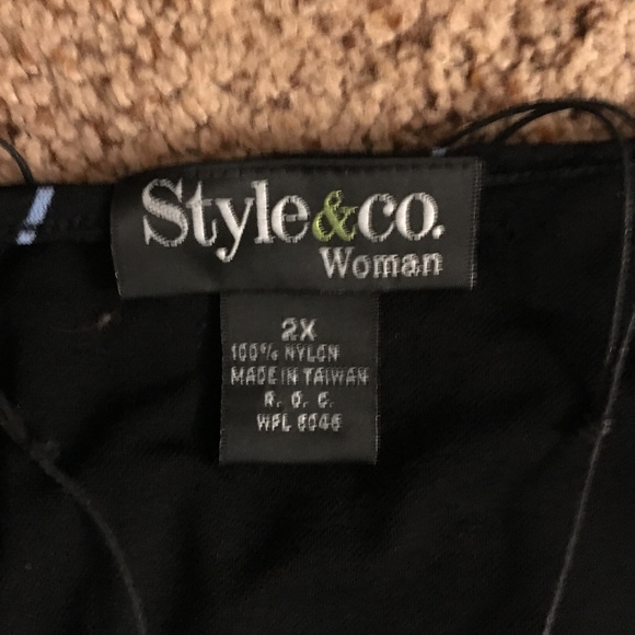 Style & Co. V-neck top - Picture 2 of 4